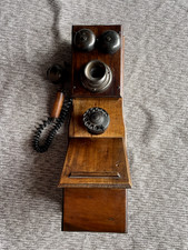 TELEFONO DA MURO IN LEGNO