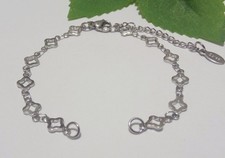 1pz base bracciale acciaio