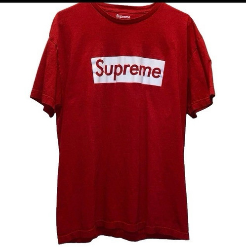 Shirt supreme red box - t-shirt, logo
