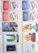 Lotto Collezione 165 Schede Telefoniche Italiane Estere SIP Telecom Panini '90
