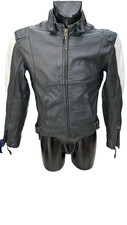 BELSTAFF Motorcycle Giacca in vera pelle usato uomo man Tg M nero XXE126L
