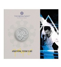 Freddie Mercury 2025 Regno Unito £5 moneta fior di conio edizione limitata pre ordine