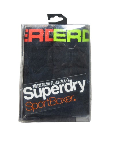 Superdry uomo boxer nero slip - superdry,