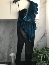 SELF PORTRAIT JUMPSUIT TAGLIA 42 italiana MULTICOLORE IN POLIESTERE E VELLUTO