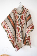 PONCHO 100% lana di pecora