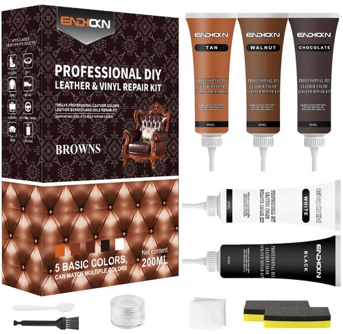 Kit riparazione pelle colori - pelle,