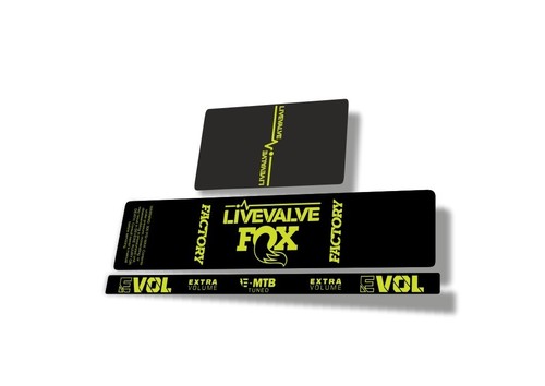 Adesivo fox 2022 live - adesivo, valve