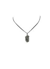 925 Silver Necklace with Face