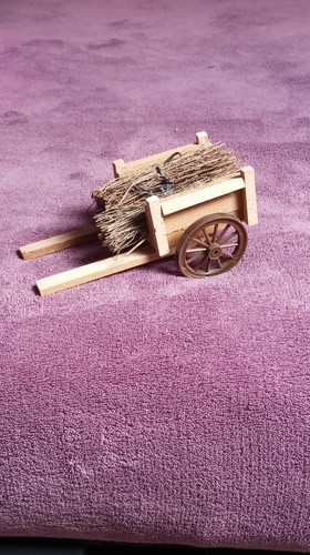 Presepe carretto legna con - carretto,
