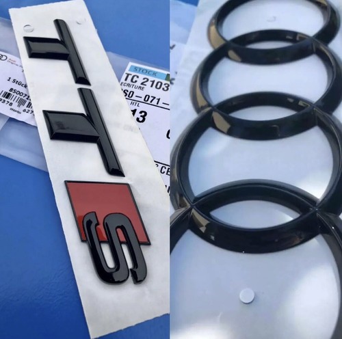 Logo audi tts - audi, anelli