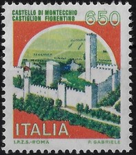 1986 Italia Repubblica Castelli £. 650 MNH**