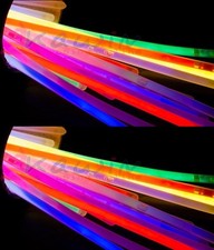 1000 BRACCIALETTI LUMINOSI STARLIGHT FLUORESCENTI BRACCIALI DISCOTECA FLUO DJ