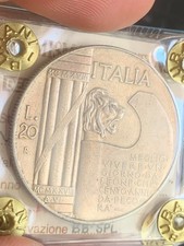 20 LIRE ELMETTO 1928  BB-SPL