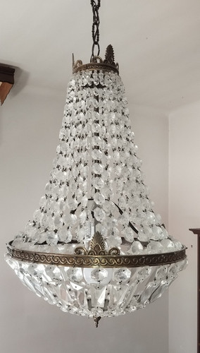 Lampadario anni cestino - 50, a