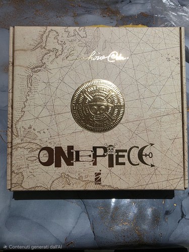One piece gold - gold, box