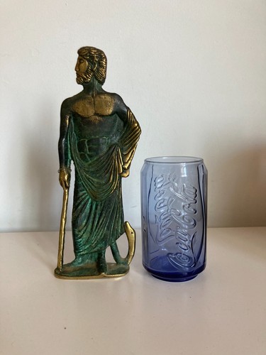 Statua asclepio bronzo - asclepio, in
