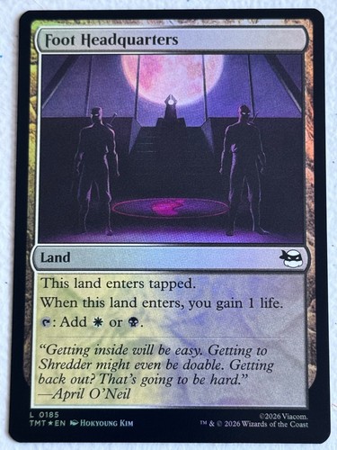 Foot headquarters 0185 - 0185, foil