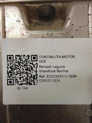 0281011324 centralina motore