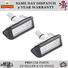 2x Lampada Targa per Peugeot