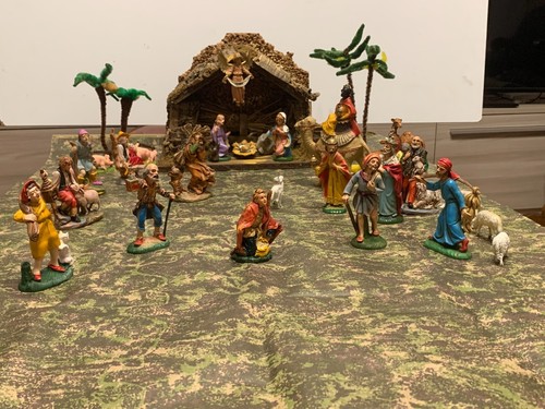 Presepe completo casetta - completo, di