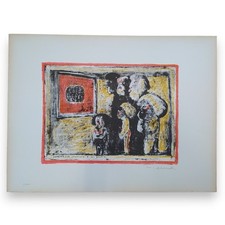 LITOGRAFIA L'OPERA CHE [...]- SALVATORE FIUME 1971 NUMERATA E FIRMATA