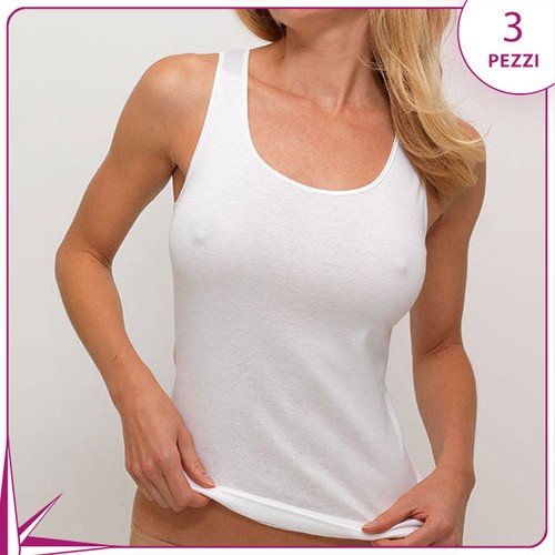 Canotta donna spalla - , larga
