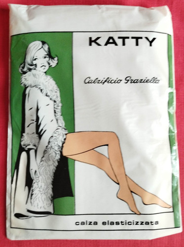 Vtg autoreggenti calze - t.,