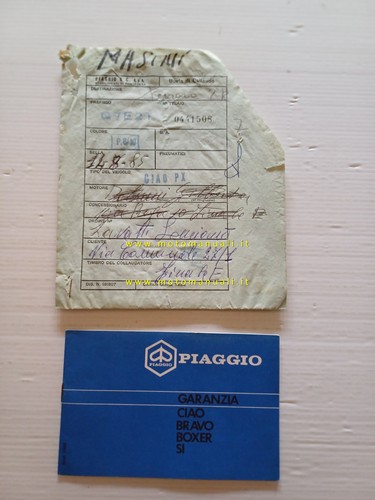 Piaggio ciao c7e2t 1985 - ciao,