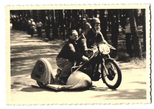Fotografia moto norton gara - norton,,