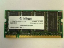 256 MB DDR 266 Infineon Ram