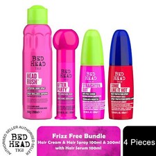 Bed Head By TIGI Frizz Free Pacchetto di Crema per Capelli, Spray per Capelli, Siero e Spray per Capelli