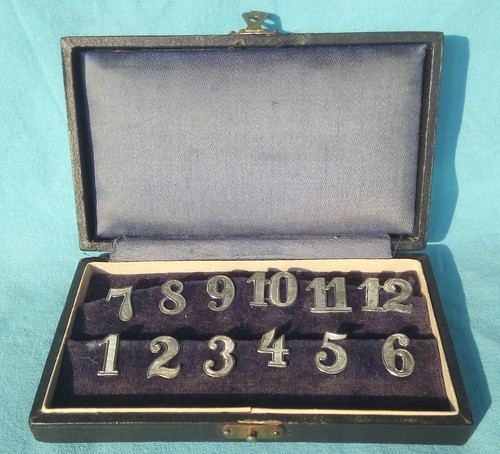 Art deco argento - deco, numeri