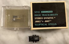 CARTUCCIA SHURE M91ED E STILO HI-TRACK SHURE N91E NUOVA ORIGINALE IN CUSTODIA + SCATOLA