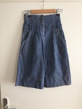 bermuda jupe-culotte bleu h&m