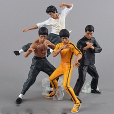 4 pezzi/set Bruce Lee action doll serie giocattolo bambola statua modello Bruce Lee regalo nuovo