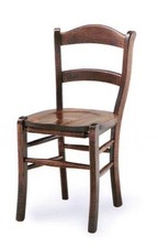 SEDIA IN LEGNO MASSELLO IN