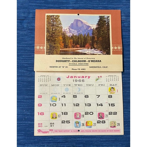 Calendario vintage direttore
