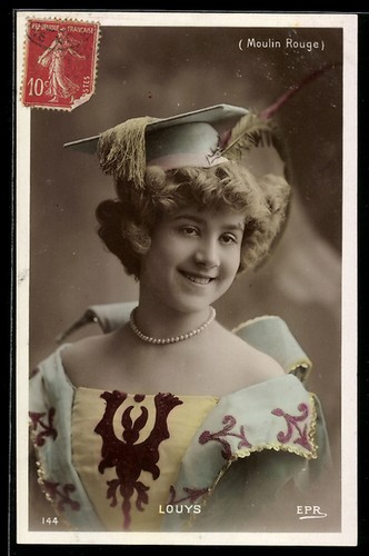 Cartolina attrice louys - cartolina,