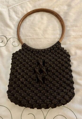 Borsa all uncinetto - borsa, macramè
