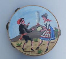 Tamburello vintage siciliano dipinto a mano