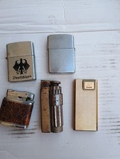 Lotto 5 Accendini d'Epoca - Elegenati di Marca - Gas e Benzina - DA RIVISIONARE