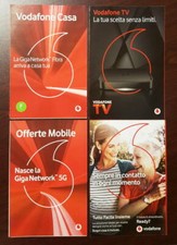 4 Dépliant VODAFONE CASA TV MOBILE catalogo brochure telefoni internet