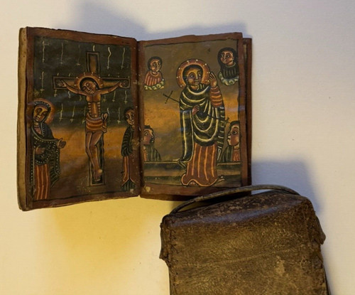 Antico libretto pergamena - in,