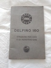MOTOM DELFINO 160 LIBRETTO USO E MANUTENZIONE 1952