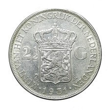 [NC] OLANDA - 2,5 GULDEN 1931