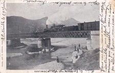 * VENTIMIGLIA - Ponte della Ferrovia, Treno 1904