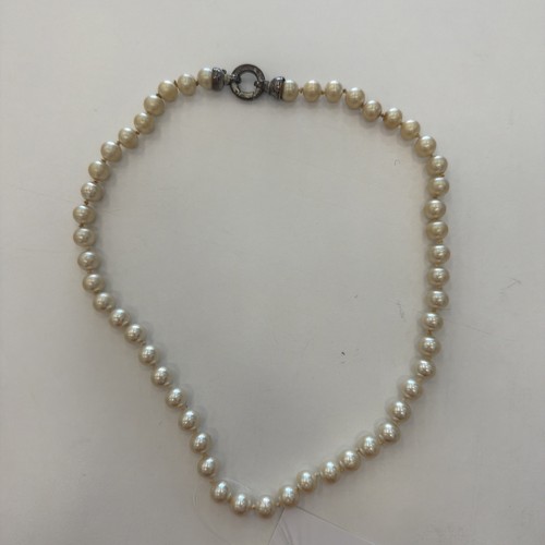 Collana perle grandi - collana,