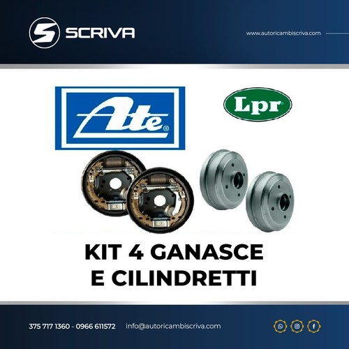 Kit freni posteriori tamburi - kit,