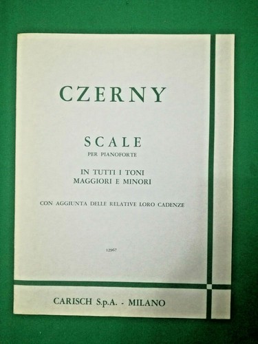 Czerny scale per pianoforte - scale, in