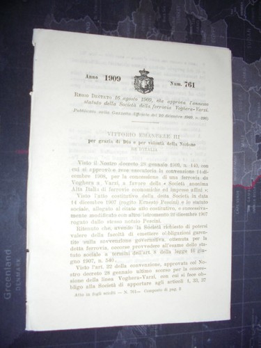 Regio decreto del - del, approva